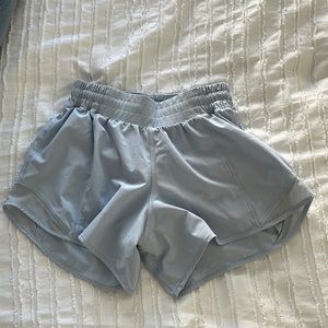 Lululemon pale blue running shorts 4”